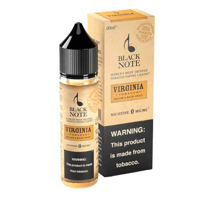 Black Note – Virginia Tobacco (Mellow & Mildly Sweet) 50VG/50PG 60ml - Image 2