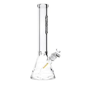 16″ 9mm Preemo Clear Embossed Logo Beaker Bong
