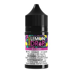Lemon Drop Boost Salt Nic E-Liquid – Wild Berry